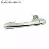 500 Offside Fiat Left Right Driver Side Chrome Outer Door Handle Car Accessories