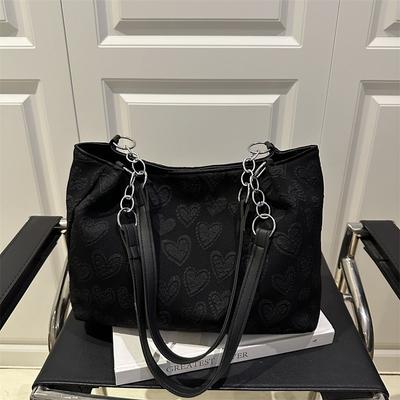 Nouveau beau sac à bandoulière/sac d'aisselle décontracté couleur unie léger polyvalent simple sac à main tendance sac pour femme