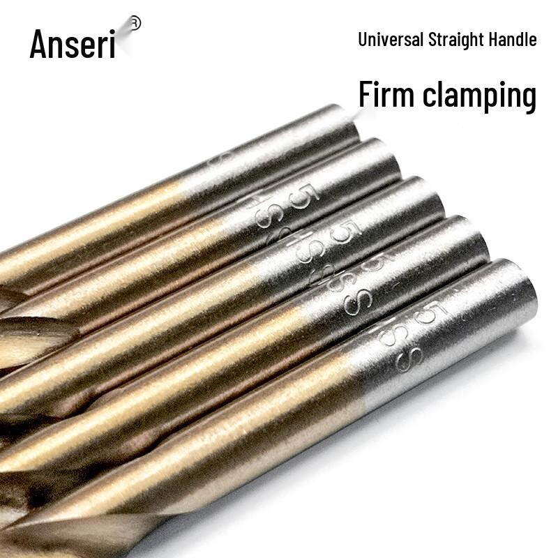 Anssure 10mm HSS Titanium Coated Twist Drill Bit Set