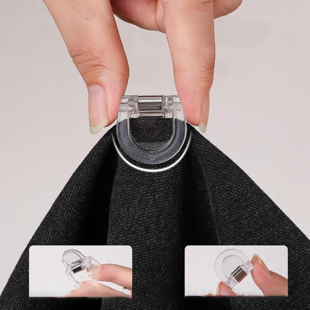 4PCS Non-slip Leg Shortening Clip Multi-functional Page Support Clips  for Shortening Trouser Legs