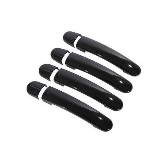 Carbon Fiber Pattern Exterior Door Handle Stickers for Seat Leon MK2 1P FR Cupra