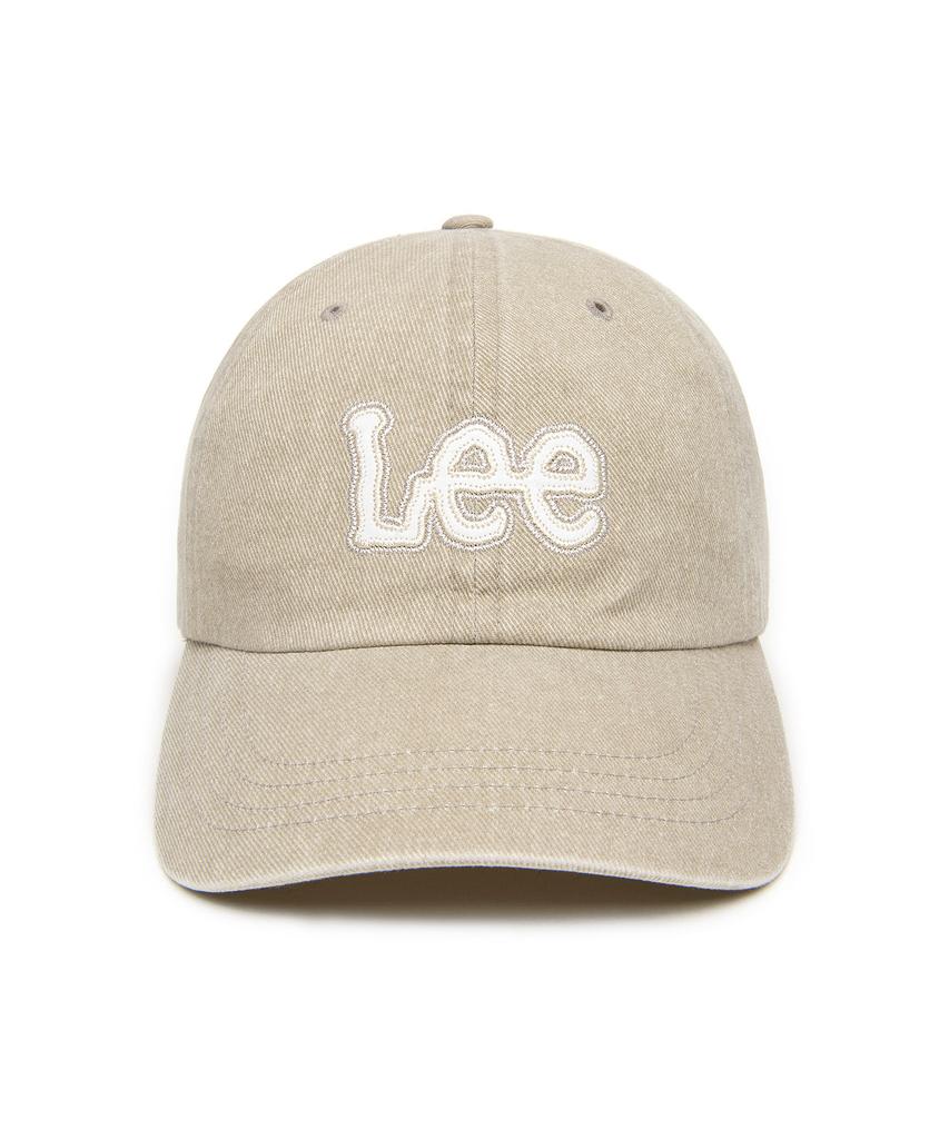 LEE Twitch Applique Pigment Ball Cap Beige
