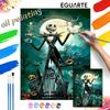 Jack Skellington The Nightmare Before Christmas Oil Painting Handmade Painting Kit Diy Home Room Decoration Gift