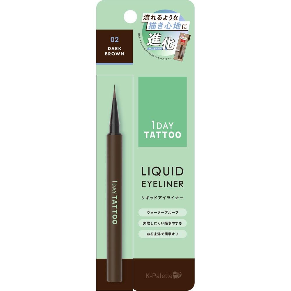 

K PAlette K PAlette 1dAy TAttoo Liquid Eyeliner A 02 dArK Brown Quore
