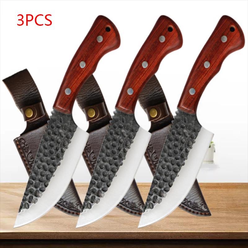Srainless Steel Kitchen Knife Boning Knife Chef Knife Handmade Forged Knife for Cooking BBQ Meat Cleaver Kitchen Accessories