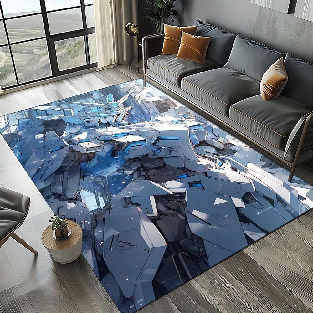 27 Style New Gundam Cartoon Robot Gift 3D Carpet Rug for Bedroom Living Room Home Sofa Decoration,kid Decor Floor Mat