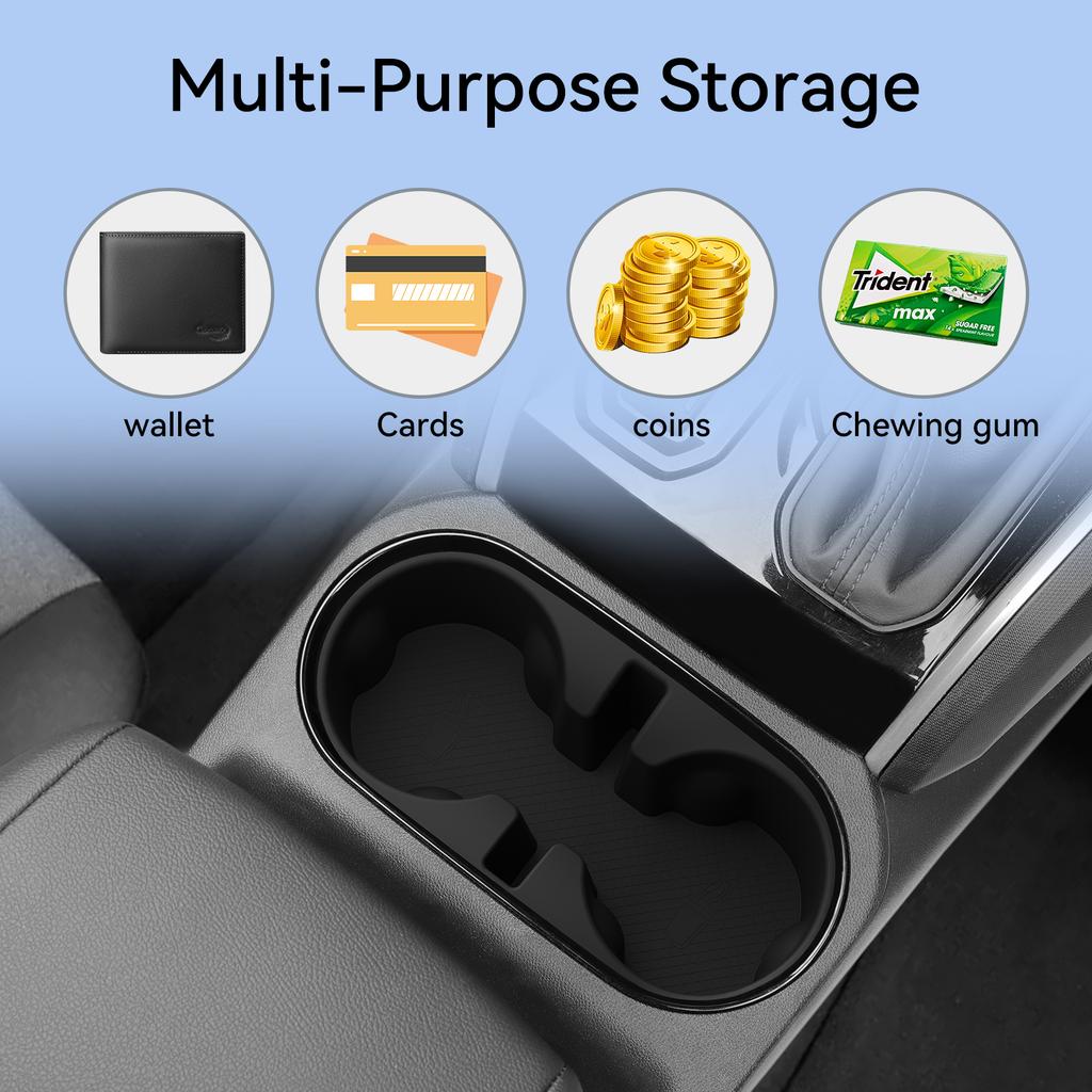 for Chevy Chevrolet Colorado 2025-2025 Central Console Water Cup Holder Drinks Holder Storage Case Car Interior Accessories