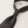 Gentleman British Style 8CM Mens Polka Dot Neck Tie Dark Green Brown Striped Silk Ties Luxury Soft Necktie Wedding Tuxedo Cravat