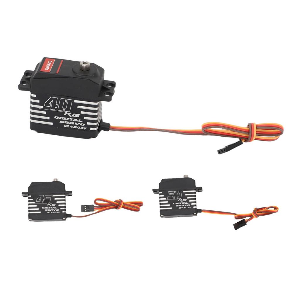 Digital Servo High Torsion DC4.8-7.4V 180 Degree Rotatable for RC Car Truck Crawler Boat Robot Alumi