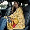 Cartoon Winnie the Pooh Who Loves Honey Print Flannel Blanket Soft Multifunctional Decortive Universal Throw Blankets Gift