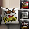 Classic Personality P-Pringles Pillow Case Pattern Printed Pillowcase For Living Room Sofa Cushion Cover & Bedroom Decor