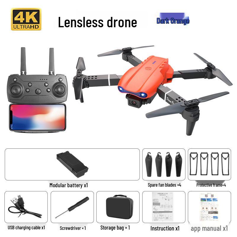 Drone Dobrável E99Pro com Câmeras HD Duplas e Altitude Hold, Aeronave de Controle Remoto de 4 Eixos E88Pro K3