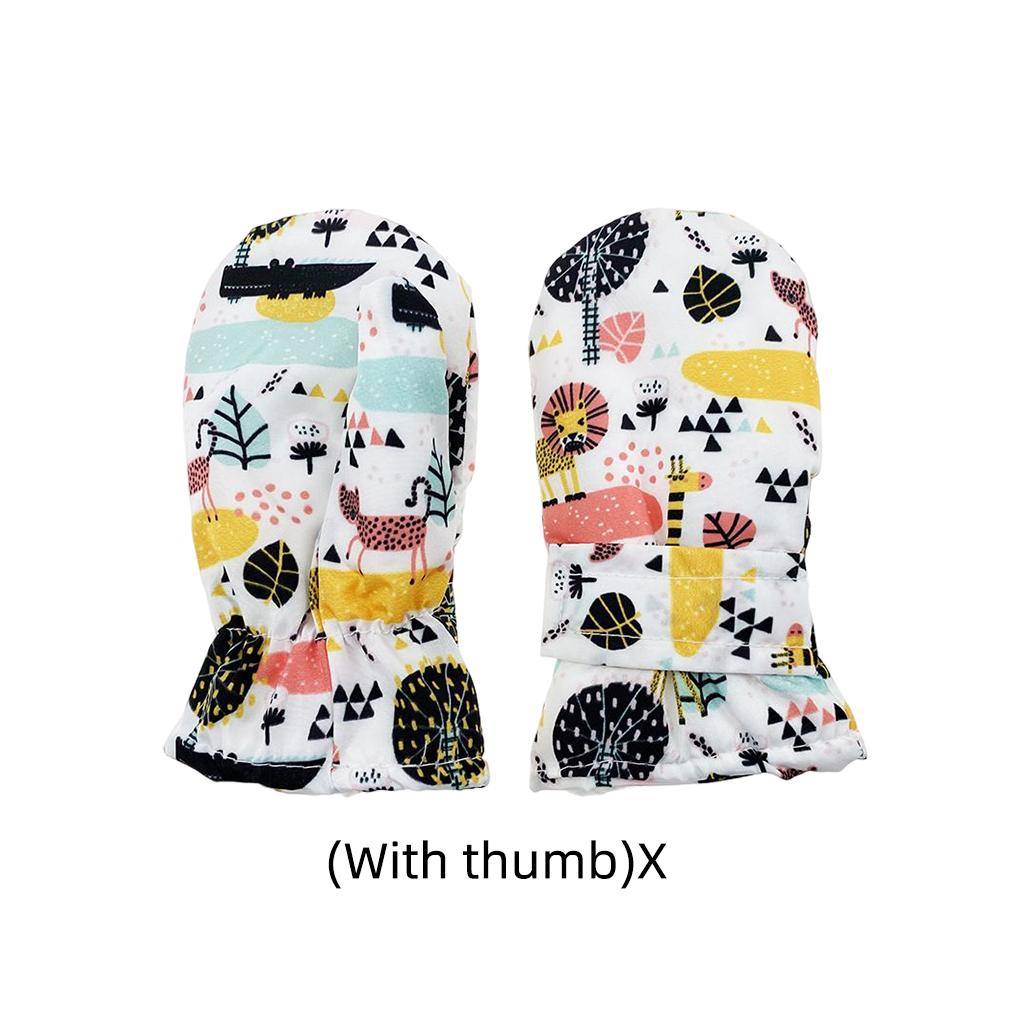 1 Paar Kinder Schnee Ski Handschuhe Winddicht Wasserdicht Winter Outdoor Sportarten Reiten Radfahren Klettern Angeln Skifahren Eislaufen Fäustlinge