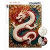 Pearl Painting 5D DIY Chinese Dragon Pearl Gemstone Art Diamond Painting Kit for Adults/Beginners Gift Ideas Home Decor Crafts Supplies