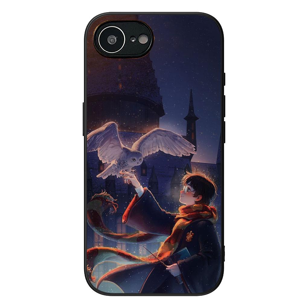 Cover for Samsung Galaxy A05 A06 A14 A50 A51 A52 A12 A13 A17 A70 A07 A25 A26 A56 A23 M53 Case Cool Harries Owl Wand Art Potters Galaxy M53