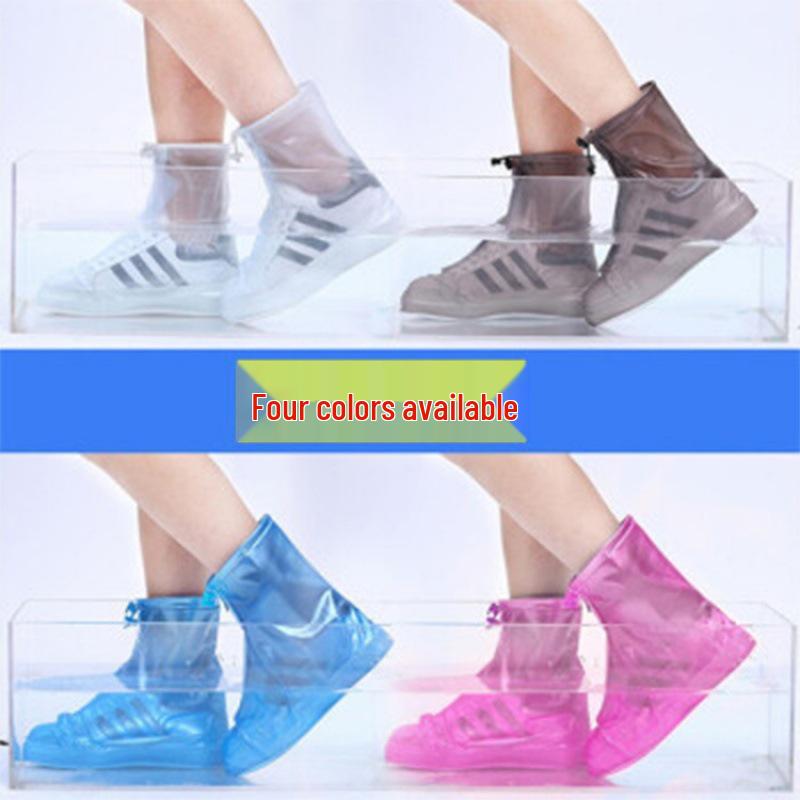 Supra-pantofi Impermeabili Antiderapanți Unisex Până la Mijlocul Gambei - Cizme de Ploaie Durabile, Îngroșate pentru Bărbați, Femei și Studenți
