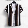 Summer New Men's Casual Beach Printed Short-sleeved Versatile Fashion Shirt