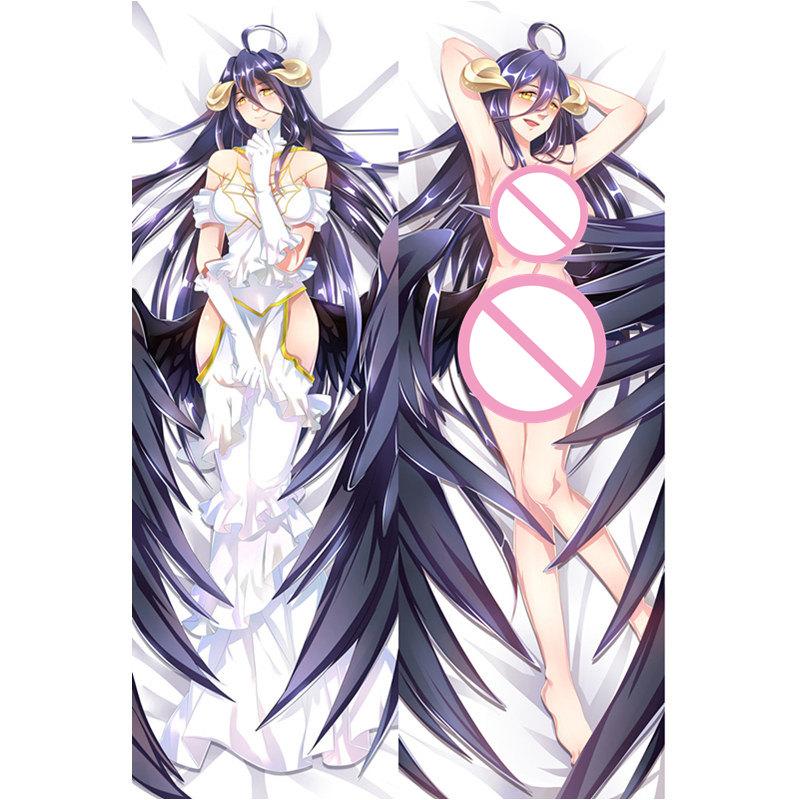 

180 см аниме Fate Xoverlordes Albedo наволочки Dakimakura чехол Shalltear 3D двухстороннее постельное белье обнимающее тело наволочка OV1A 34x100cm Peach Skin шоколадный