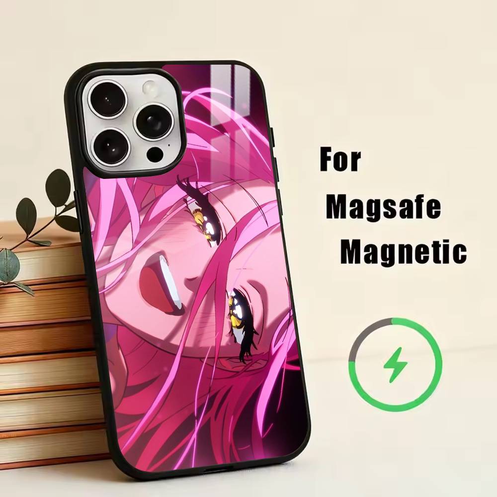 A-Anime Girl  Phone Case For iPhone17,16,15,14,13,12,11 Plus,Pro Magnetic For Magsafe Wireless Charging