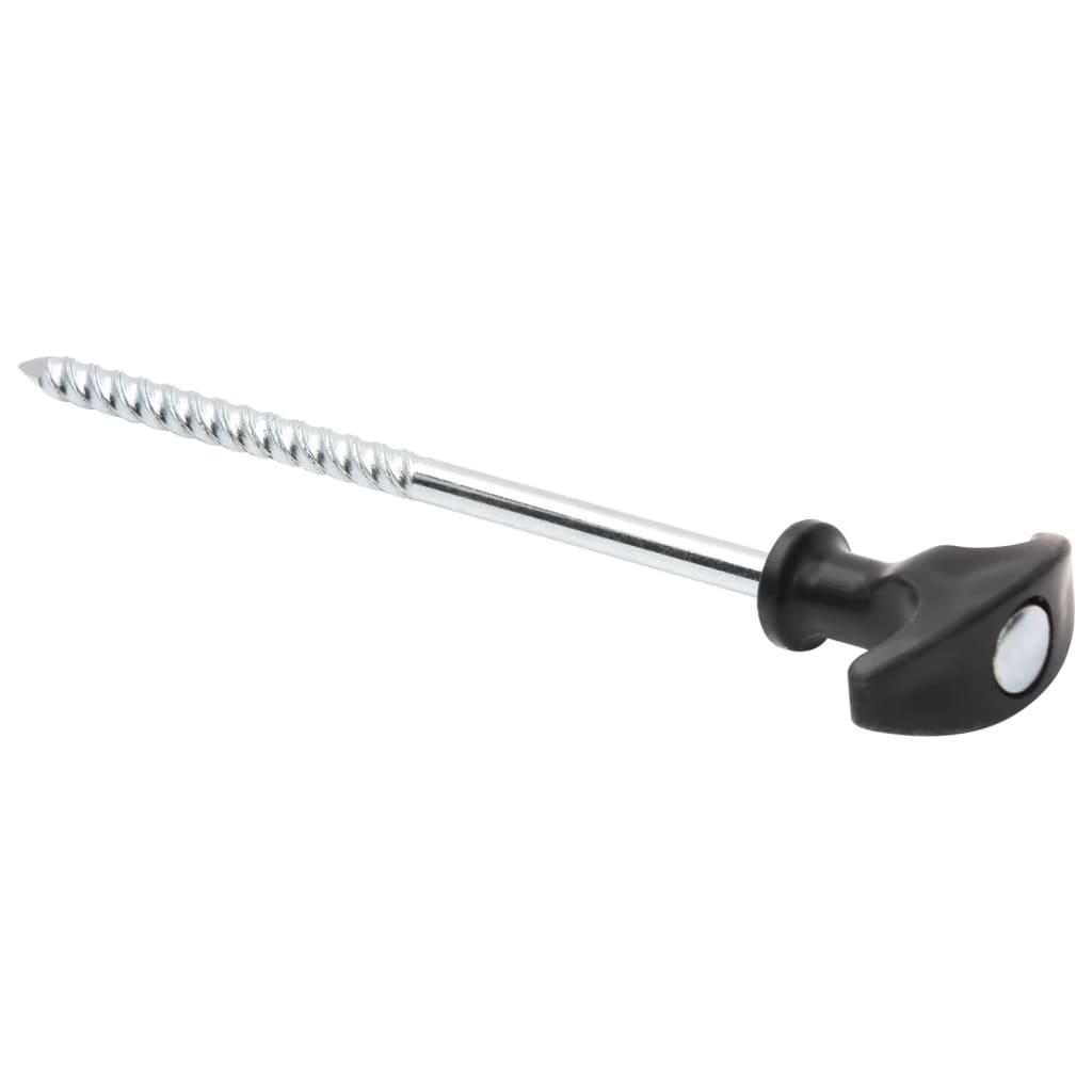 Tent Pegs 24 Pcs 20 Cm Ø7 Mm Galvanized Steel