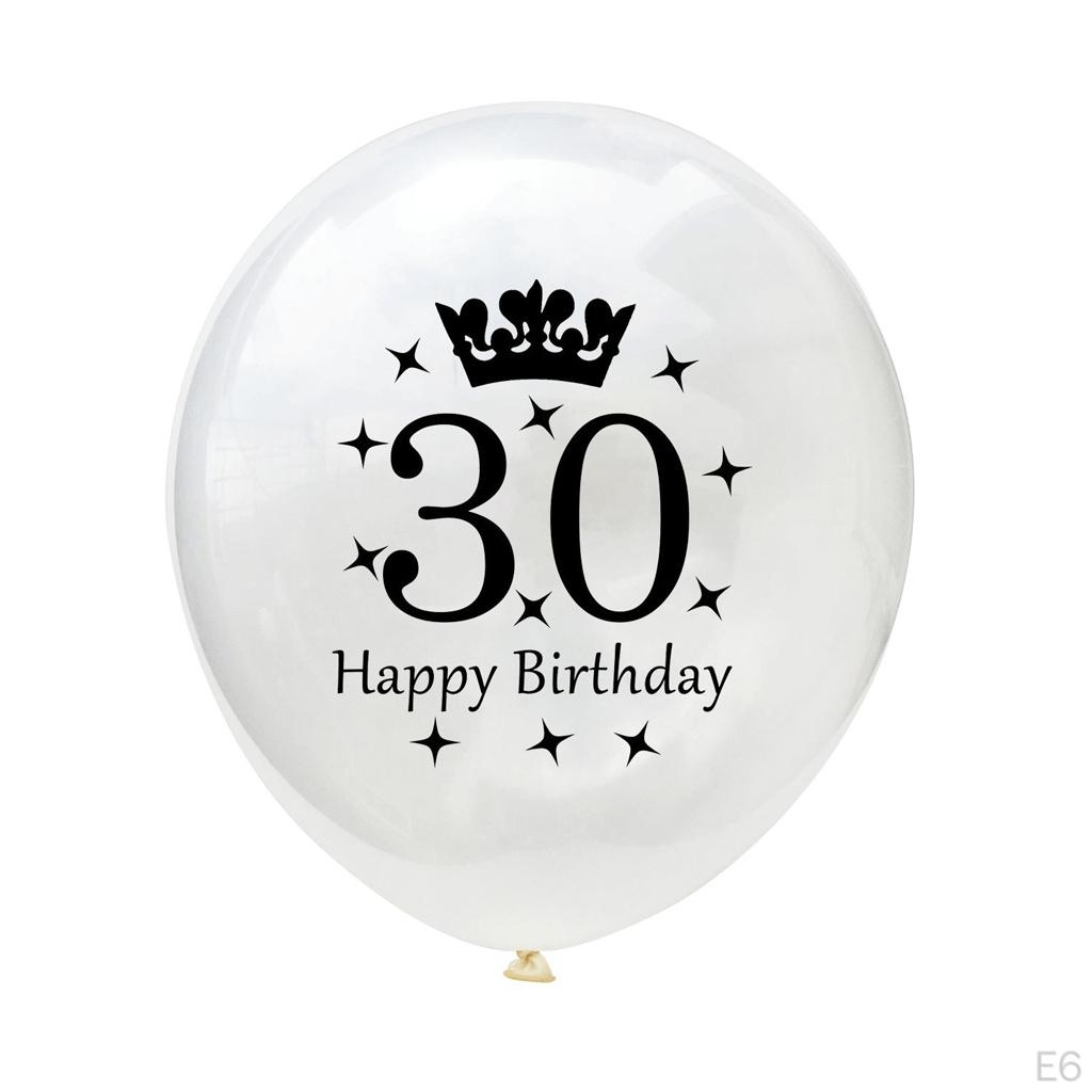 15pcs Set Happy Birthday Latex Balloon Decor
