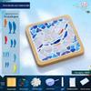 Mosaic Coaster DIY Kit: Creative Handmade Collage Art Set