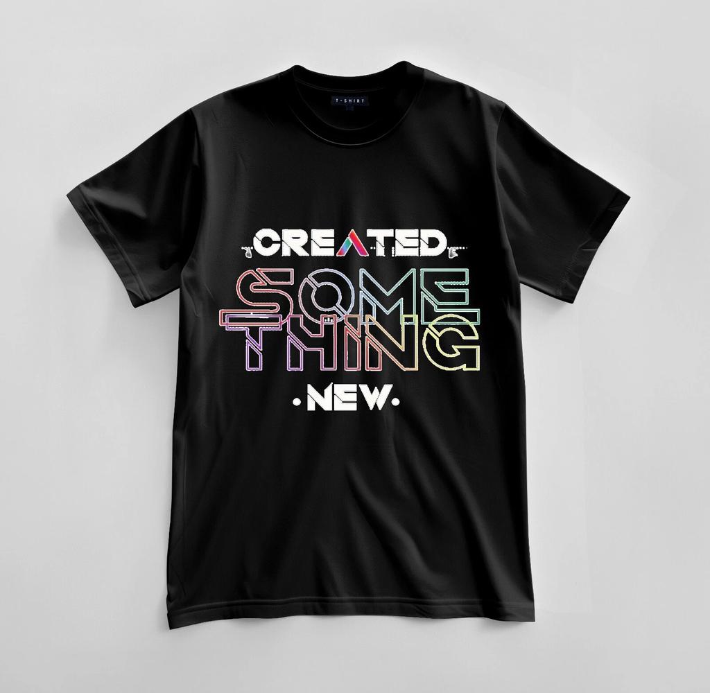 Custom Created Something Graphic T-shirt Design Unisex Jersey Short Sleeve Tee