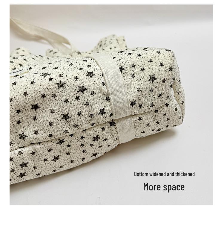 2026 Trendy Polka Dot Women's Lightweight Summer Tote - Large Capacity Shoulder Bag
