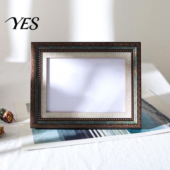 Vintage Photo Frame Frame, Art Mat Picture for Tabletop Display Elegant & Wall Mount, Decorative Studio Portrait Photos Multi-layer Cardboard