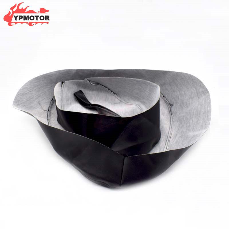 XV 250/400 Thick PU Leather Motorcycle Drive Seat Cover Rear Passenger Pad Cushion Cover Waterproof For Yamaha XV250 XV400