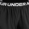 Under Armour Solid Color Training Shorts With Letter Print Women Shorts Black 1366938-002