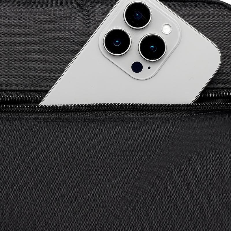 Herren Multifunktionale Umhängetasche Wasserabweisende Aktentasche Strapazierfähiges Oxford-Gewebe Business-Tote mit mehreren Fächern