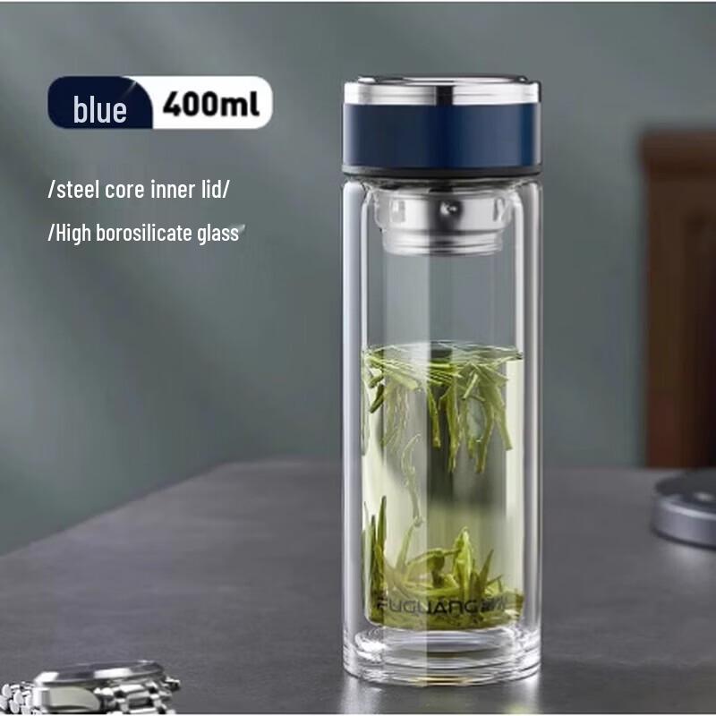 FUGUANG Double-Layer Heat-Resistant Glass Cup