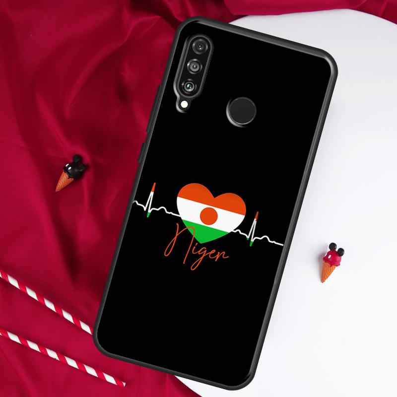 

Niger Flag For Huawei Nova 8i 7i 11i 12i 12s 9 10 SE Y90 Y60 Y70 Y72 Y61 Y91 P30 P40 Lite P60 Pro Case Huawei Nova 11i