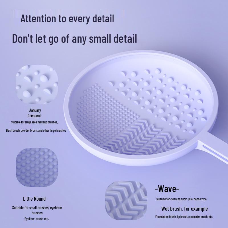 Silicone Foldable Brush Cleaner & Travel Storage Case