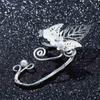 Girl Elf Leaf Jewelry Non piercing Hollowed Pearl Ear Cuff Earrings Ear Clip Fashion Accessories