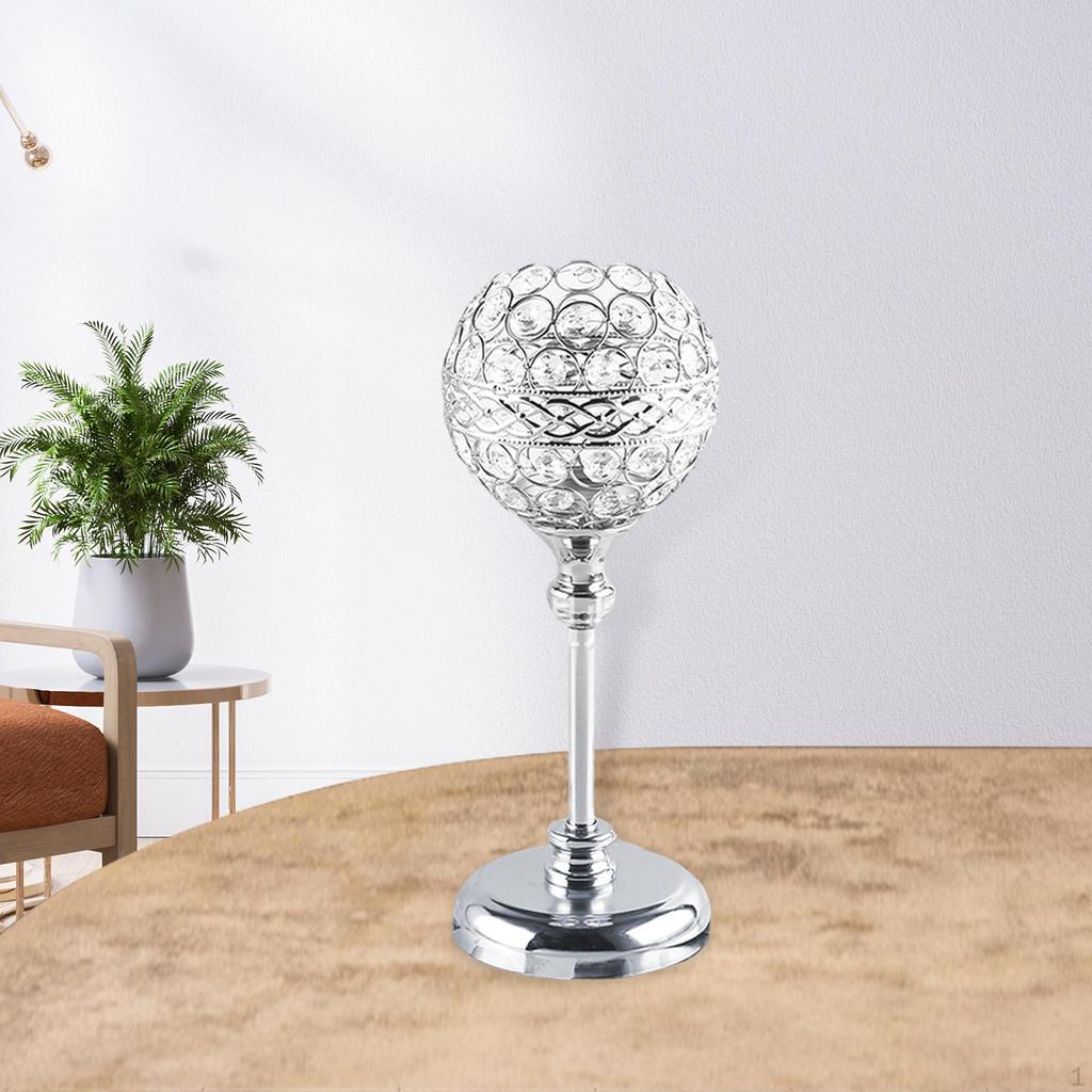 Holder Pillar Candlesticks Tabletop Centerpiece Party Decor Dinner Anniversary