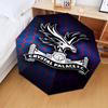 1PC Crystal Fc Crest Printed Umbrella Folding Umbrella, Automatic Umbrella 8-Frame for Travel, Camping Fan Gifts Christmas Gifts