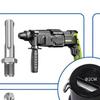 1Pcs Earth Auger Adapter Tool With 4 Interface Types For Impact-Wrench Hammer Machine And Electric Drill Conversion
