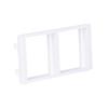 CIMA adapter for 2 K45 modules (45x45mm) vertical, white