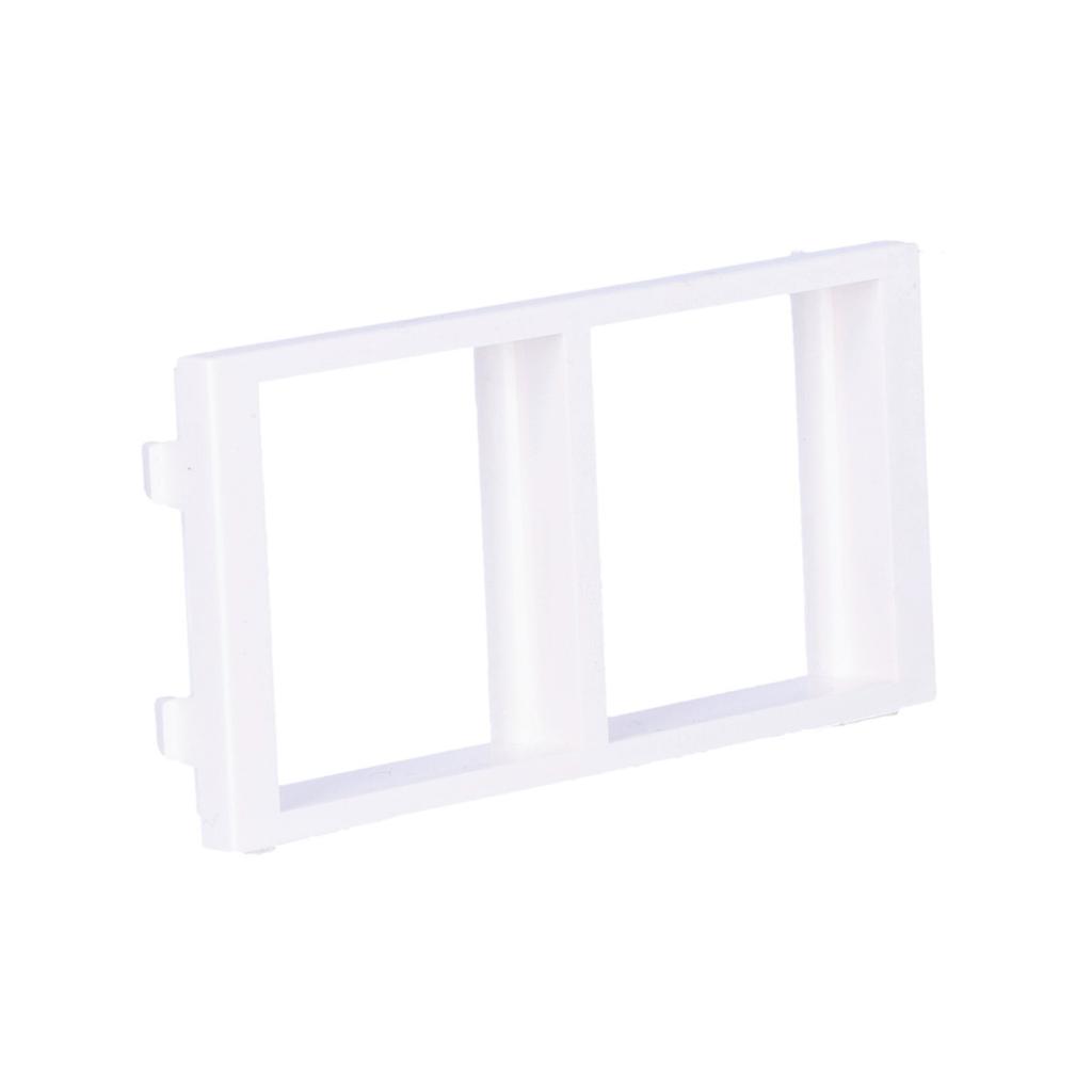 CIMA adapter for 2 K45 modules (45x45mm) vertical, white