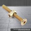 10PCS M6 Carbon Steel 50mm Furniture  S,  Resistant, Stable Attachment for Woodwork. Great Replacement for Industrial and Construction Fasteners. J