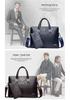 Men's Fashionable Crocodile Pattern Crossbody Handbag and Briefcase