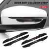 4 pièces Bande de Protection Anti-Collision pour Porte avec Logo de Voiture Autocollant pour Nissan Patrol Badge Lettre Y60 Y61 Y62 GY Nismo Accessoires Auto