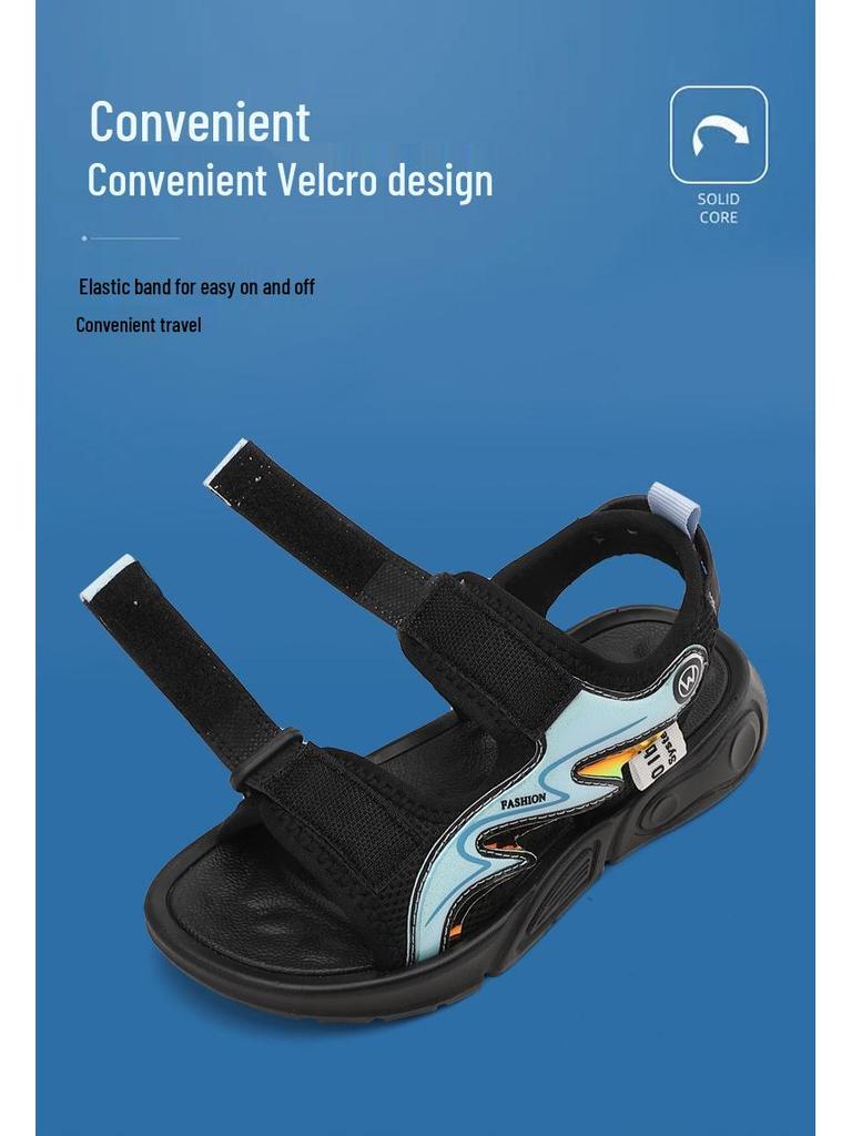 Non-Slip Boys' Casual Summer Sandals – Odor-Resistant, Soft Sole, Shock-Absorbing