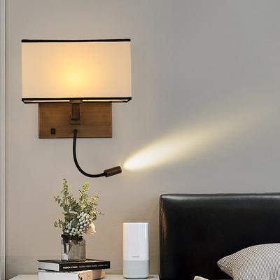 Moderne LED Wandleuchte mit 3W Spot E27 Nordisch Innen Wandleuchte Beleuchtung für Schlafzimmer Nachttisch Heimdeko Leuchten