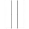 Vidaxl 3-Panel Room Divider, White, 150X220 Cm, Fabric
