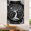 Tree of Life Tapestry Sun Moon Wall Hanging for Bedroom Living Room Dorm Spiritual Boho Home Decor