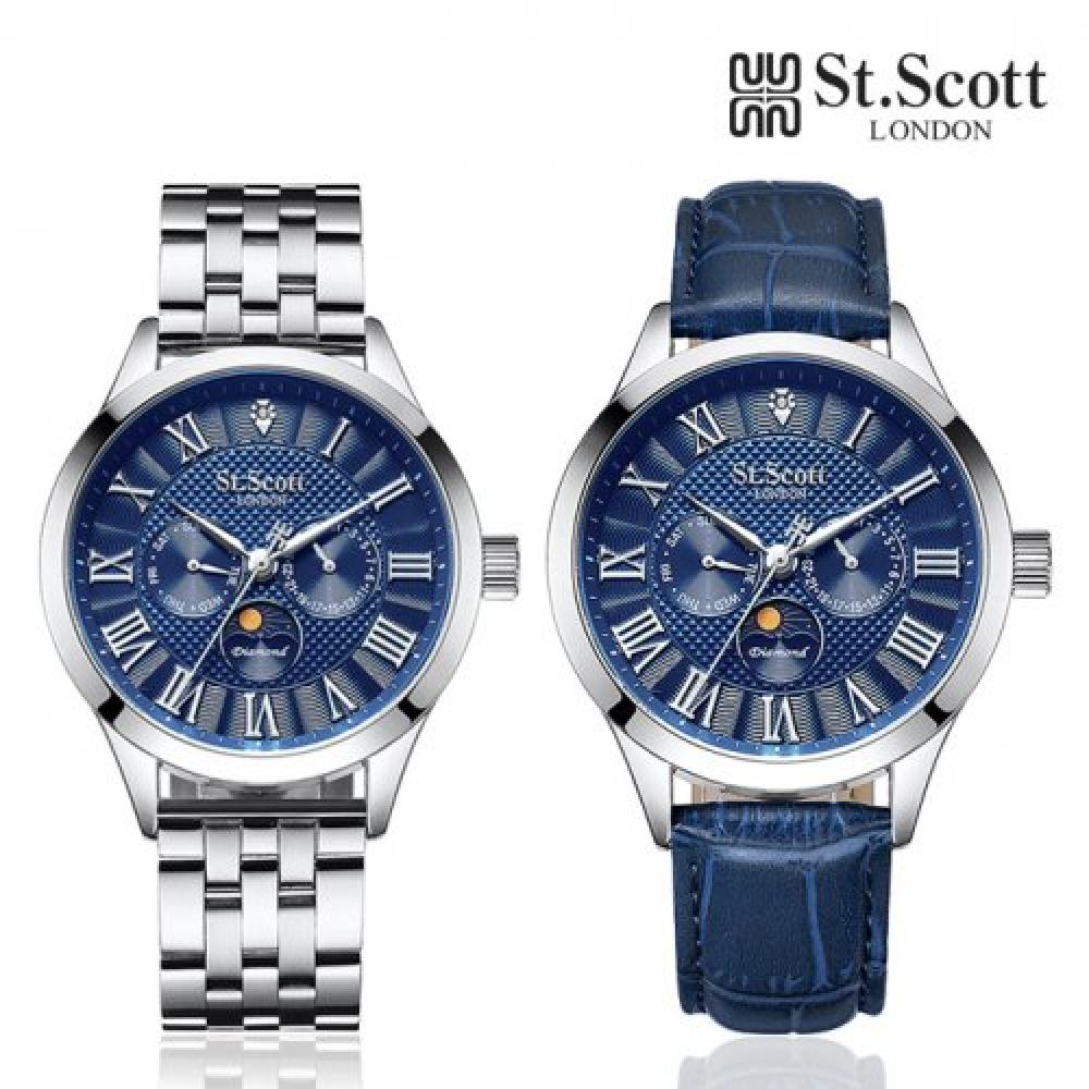 

ST.SCOTT LONDON ST.SCOTT LONDON ST7502M SLS Helios Sun Moon Diamond Мужские металлические часы Обзор Musinsa