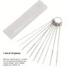 1 Box 10Pcs Shower Head Cleaning Needles Shower Nozzle Unclogger Cleaner Tool